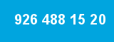 926 488 15 20 926 488 15 20